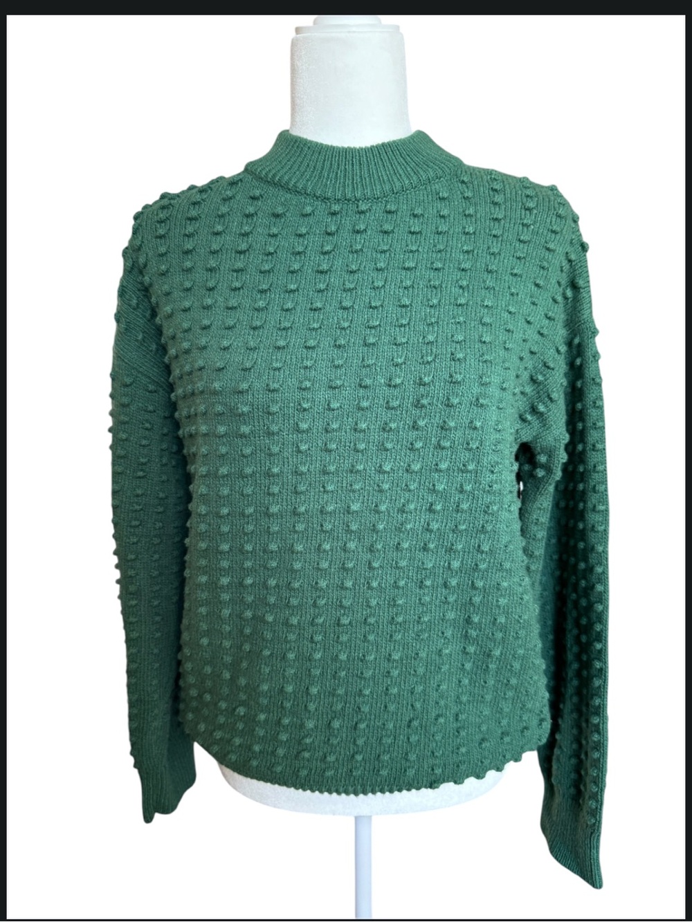 LEGO Collection x Target Brick Stud Textured Knit Sweater Green Small